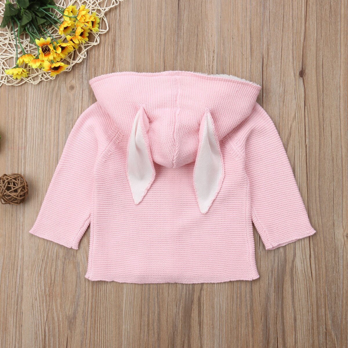 Baby piger strikket sweater cardigans frakke varm bomuld efterår overtøj tøj nyfødt barn baby pige dreng tøj 0-24m