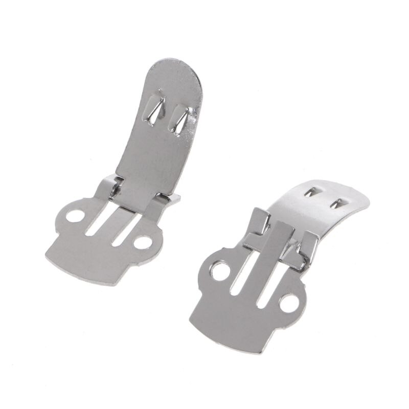 10 st silver färg utskärning rostfria skor clips clip on ornament fynd diy