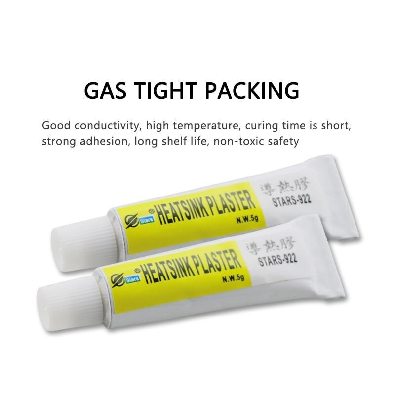 5g Thermal Pads Conductive Heatsink Plaster Viscous Adhesive Glue Compound GlueFor Chip CPU LED IC Heatsink Plaster