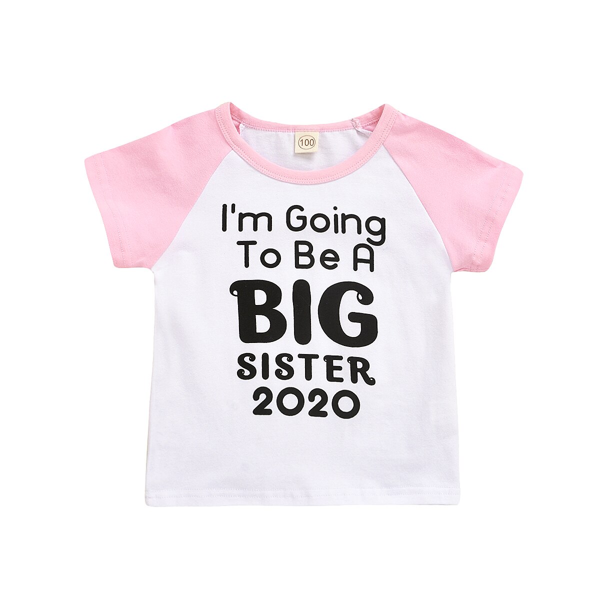 Big Brother Sister Baby Boy Girls Cotton T-Shirt Tops Summer Fashion Casual Soft Letter Print Loose Toddler Infant T-Shirt: A / 140