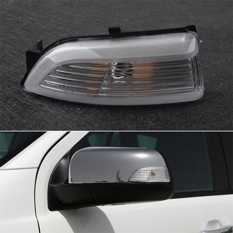 Left Side(LH)Wing Mirror Door Indicator Lens Turn Signal Light Cover for Ford Everest Ranger (Without Bulbs )