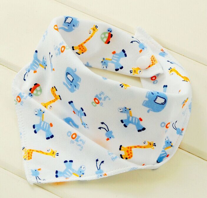 5 teile/los Organische Baumwolle Doppel Schichten Kinder Baby Lätzchen Handtuch Bandanas Dreieck Rülpsen Speichel Infant Kleinkind Bandana Schal