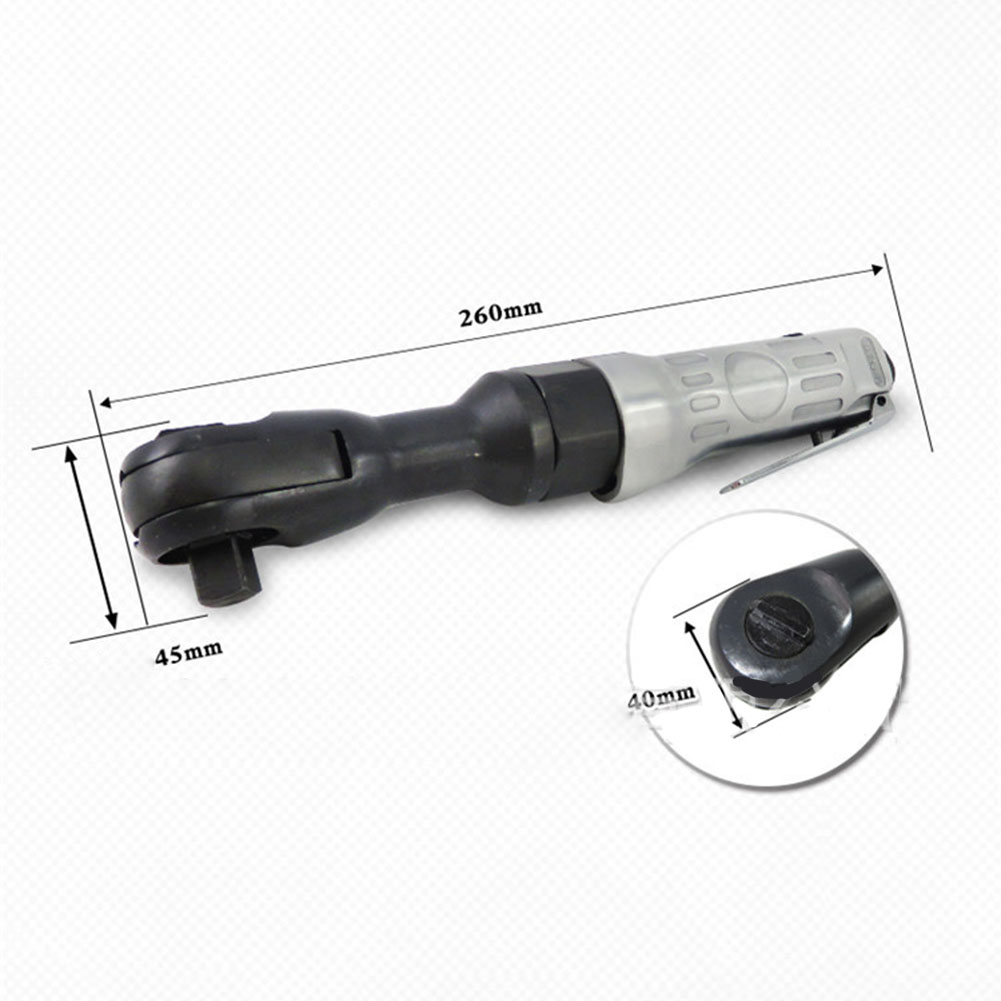 1/2 inch 3/8inch Square Head Heavy Pneumatic Ratchet Wrenches Right Angle Wind Motion Quick Air Trigger Wrench Tools