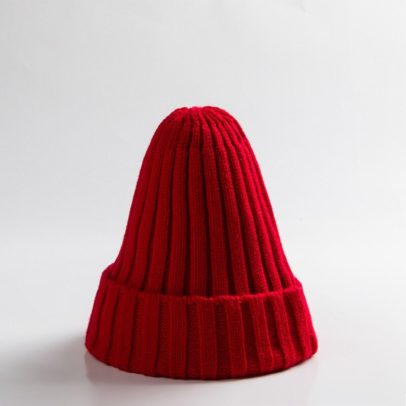 Stickad baby turban mössa varma ullkepsar mjuk mössa för barn flickor pojkar nyfödd elastisk småbarn spädbarn vinter huvudbonader: 3