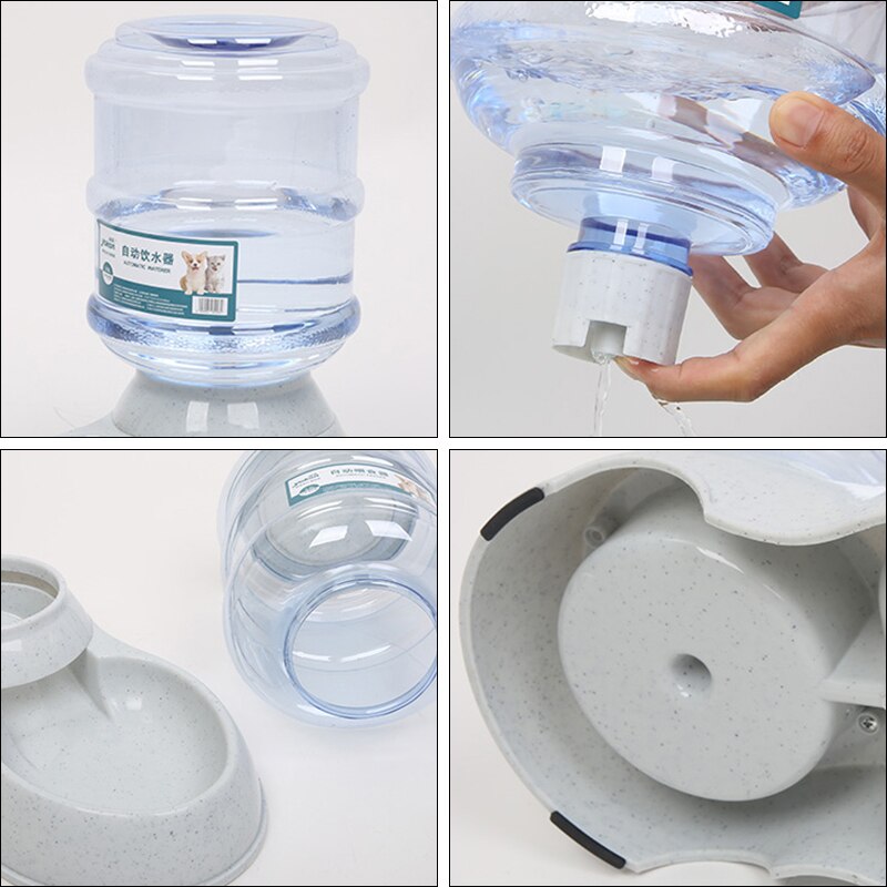Detachable Pet Cat Drinking Dispenser Dog Food Bottle Automatic Pet Feeder for Cats Dogs Puppy Cat Water Fountain Pets Supplies