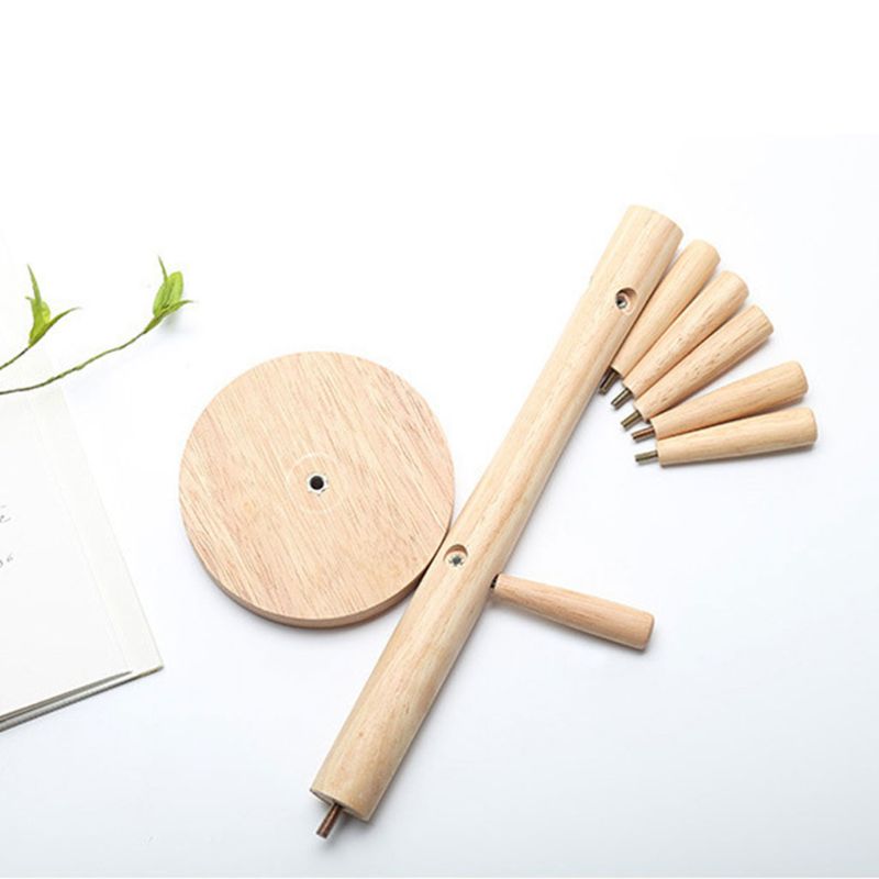1Pc 6 Hooks Mug Holder Tree,Wooden Cup Holder Mug Tree Holder Rack Tabletop Holder,Tea Coffee Cup Mug Hoooks Mug Cup Tree