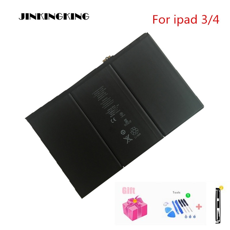 Tablet Battery for iPad 3/4 rd 11560mAh A1403 A1416 A1430 A1433 A1459 A1460 A1389 replacement battery +Tools