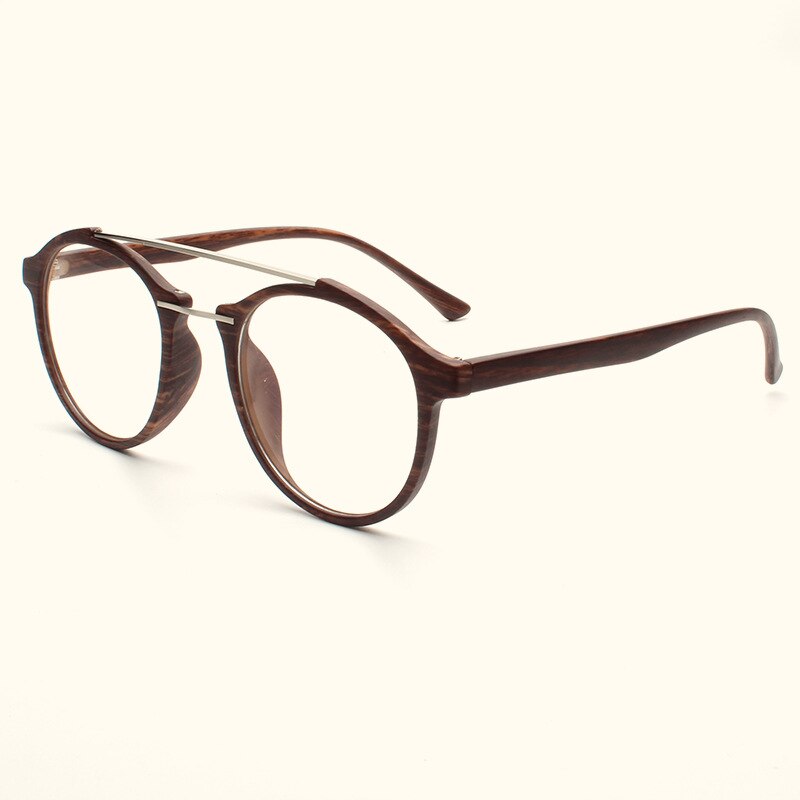 MINCL Acetate Wood Optical Glasses Frame Print Eyeglasses Frame Men Women Brand Designers Clear Lens Sunglasses lxl: muwen