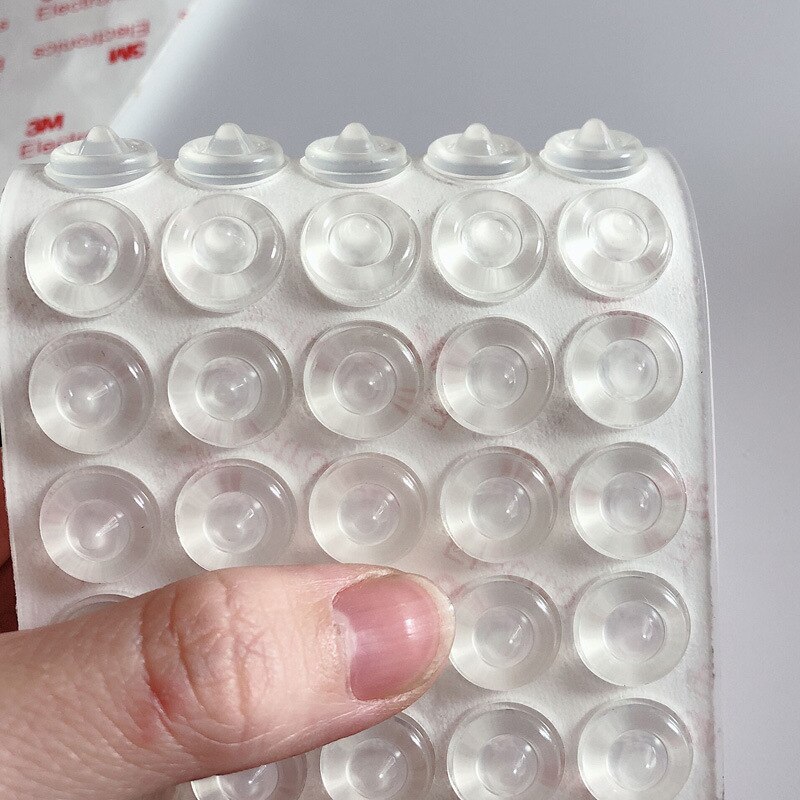 Amortisseur en Silicone auto-adhésif multifonction, protection pour meubles, bloc de porte antidérapant