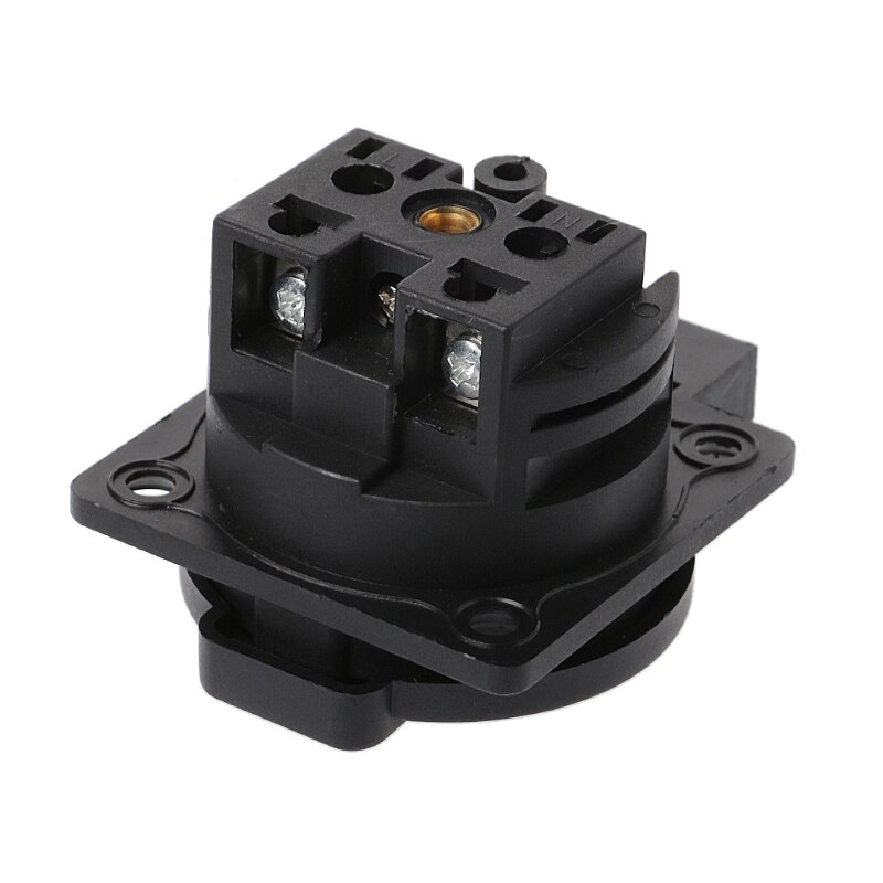 AC 250V 16A German Standard Power Outlet Single Plug Waterproof Wall Socket