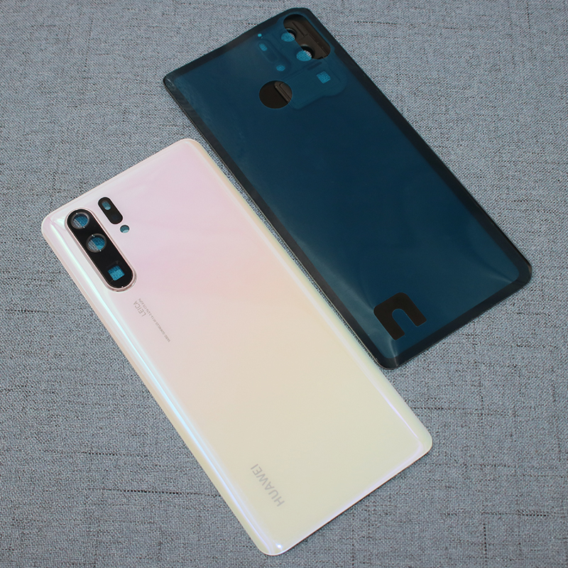 Original Huawei P30 Profi P 30 Zurück Batterie Abdeckung Hinten Glas Tür Gehäbenutzen Ersatz Tafel fallen Für p30Profi Mit Kamera objektiv &Ampere; Logo