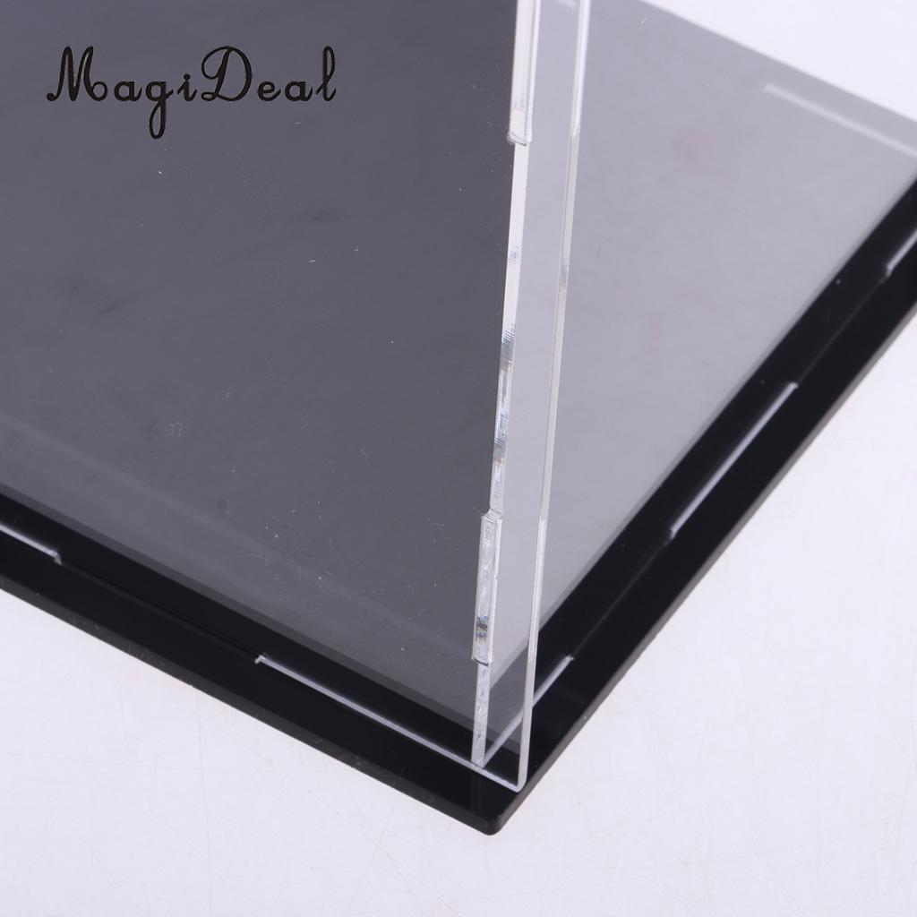 MagiDeal – vitrine en acrylique, boîte d&#39;exposition anti-poussière pour avion, voiture, bateau modèle 8*7*6 pouces