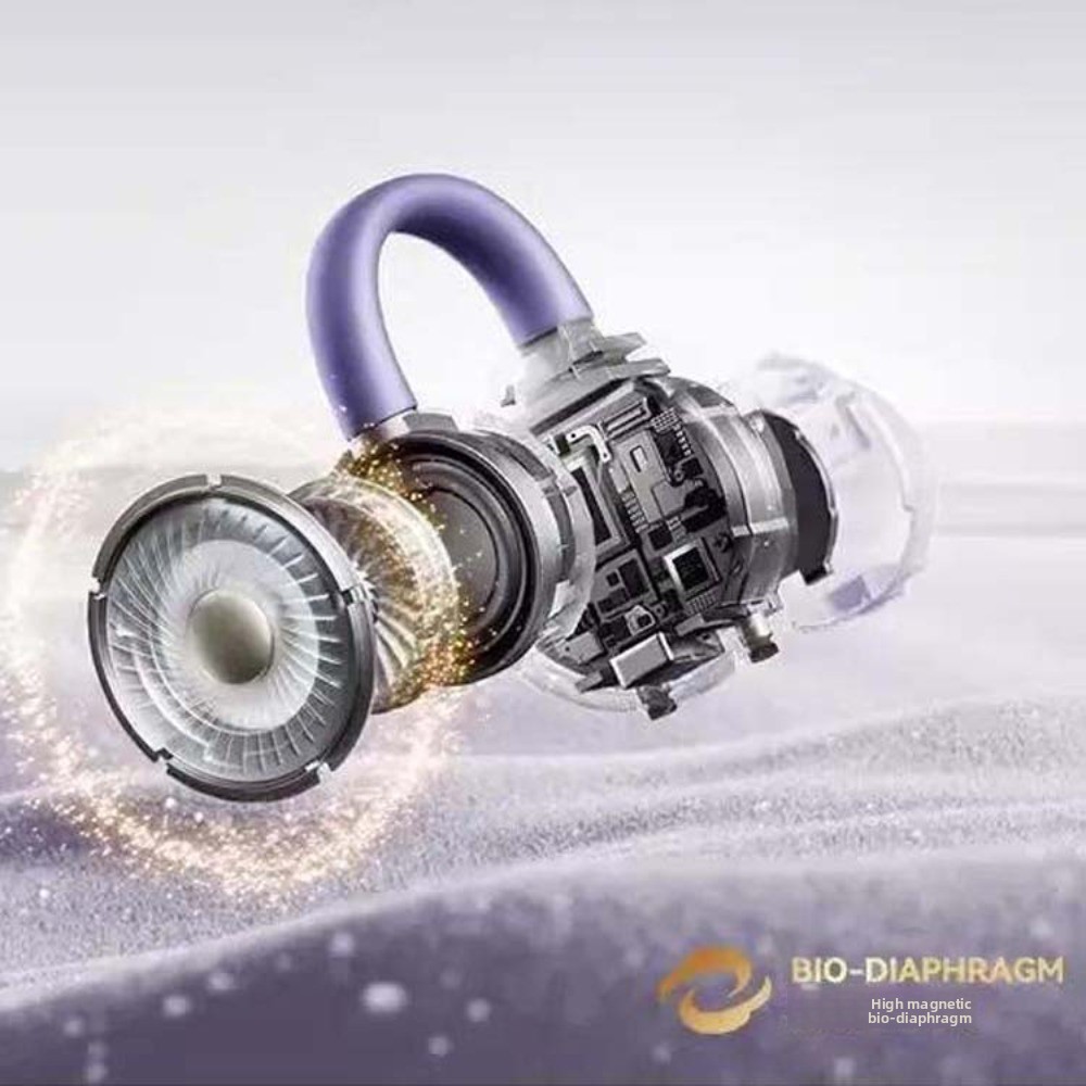 Auricolare bluetooth over-ear con riduzione del rumore, auricolare bluetooth a bassa latenza, auricolare bluetooth wireless mini impermeabile