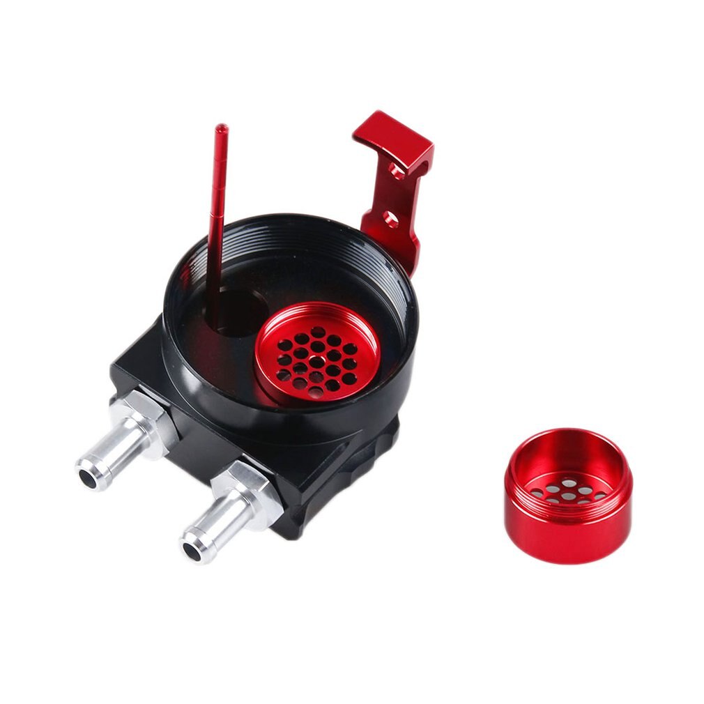 Universal 300ML Aluminum Car Engine Oil Catch Can Kit Air Oil Separator Tank Cylinder Baffled Reservoir