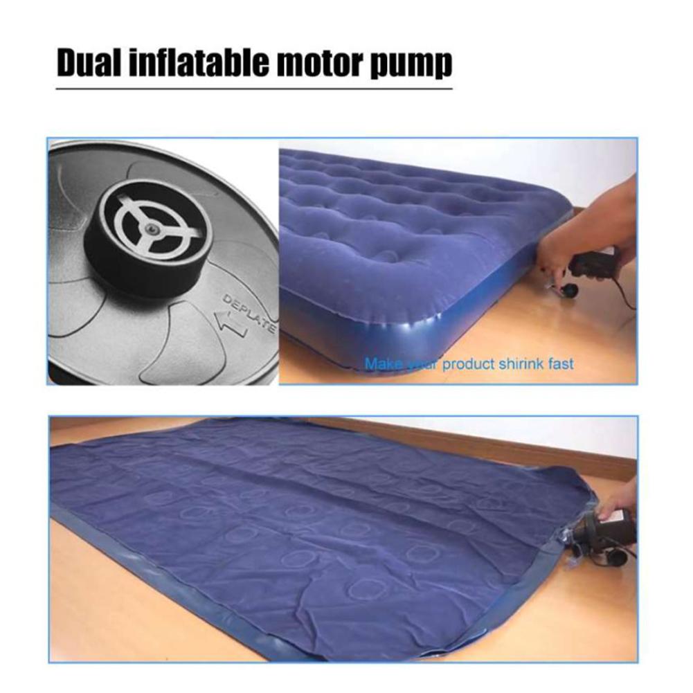 Portable Electric Inflator Pump Air Pump For Camping Air Bed Inflate Inflator Air Pump Inflatable Boat Pump For Mattress