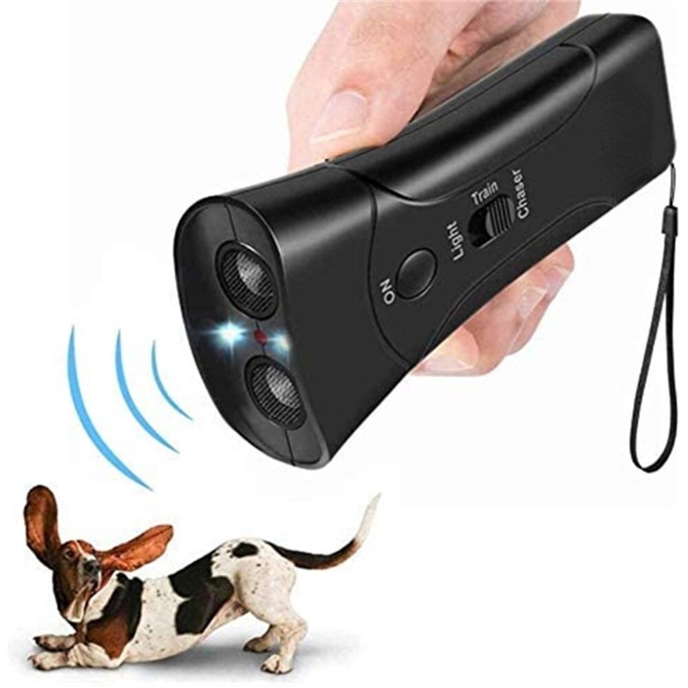 Ultra Sonic Hond Trainer Apparaat Elektronische Hond Deterrent Hond Barking Controle Apparaten Training Tool Stop Blaffen Sonic Hond Repeller