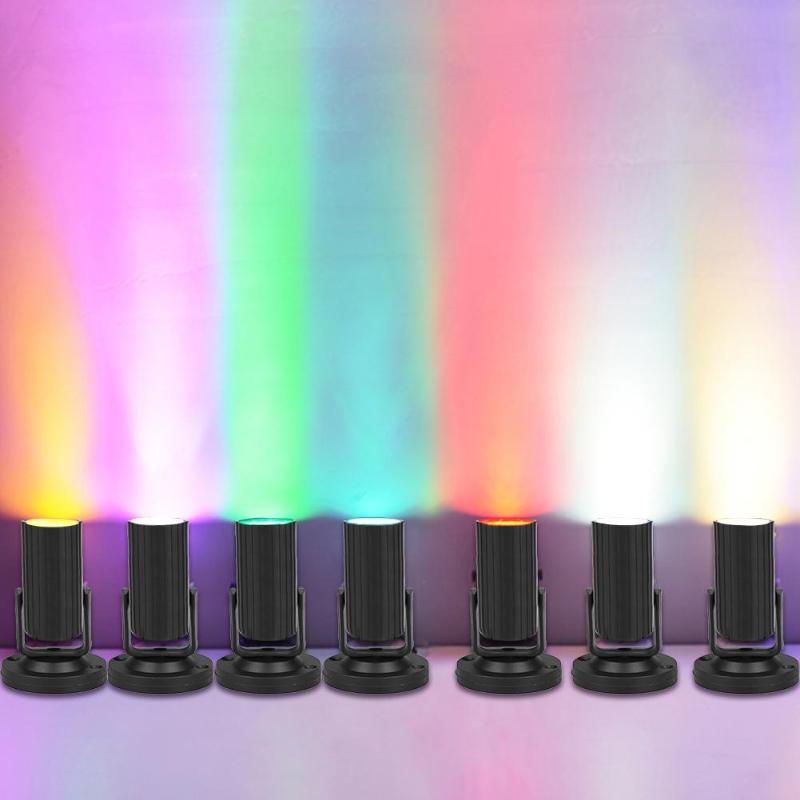 1w rgb led scenbelysning till jul hem ktv xmas party bröllopshow pubsound aktiverade disco lampor roterande bolljus