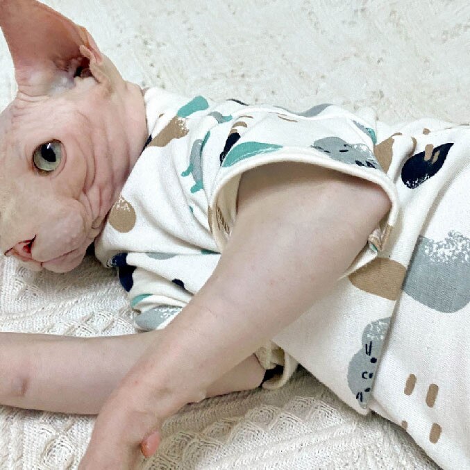 Sphynx katze kleidung Frühling Sommer Katze Bekleidung unbehaart Katze Kleidung kätzchen Nette Katze Outfits