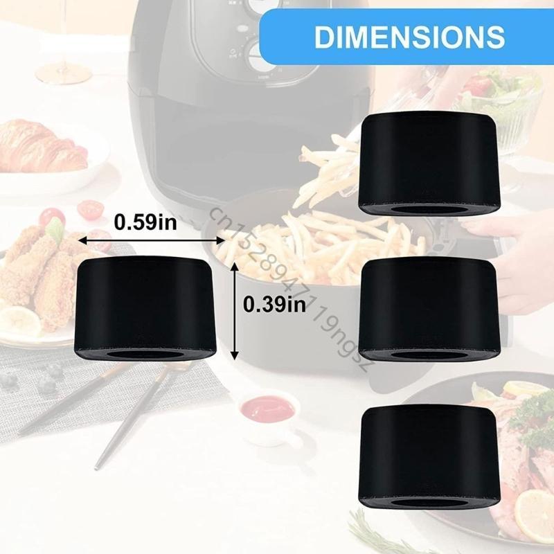 20Pcs Air Fryers Component Protectors Air Fryer Tray Feet Bumpers Air Fryer R9UD