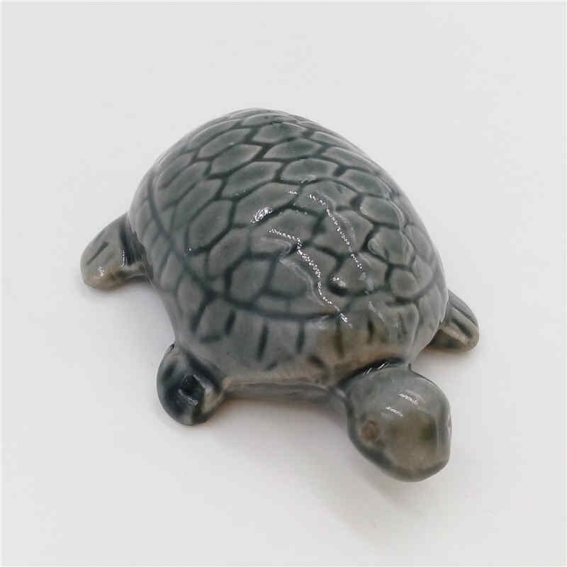 Artificial Ceramic Aquatic Sea Turtle Tortoise Aquarium Ornament Fish Tank Decoration Turtle Decor Turtle Toys
