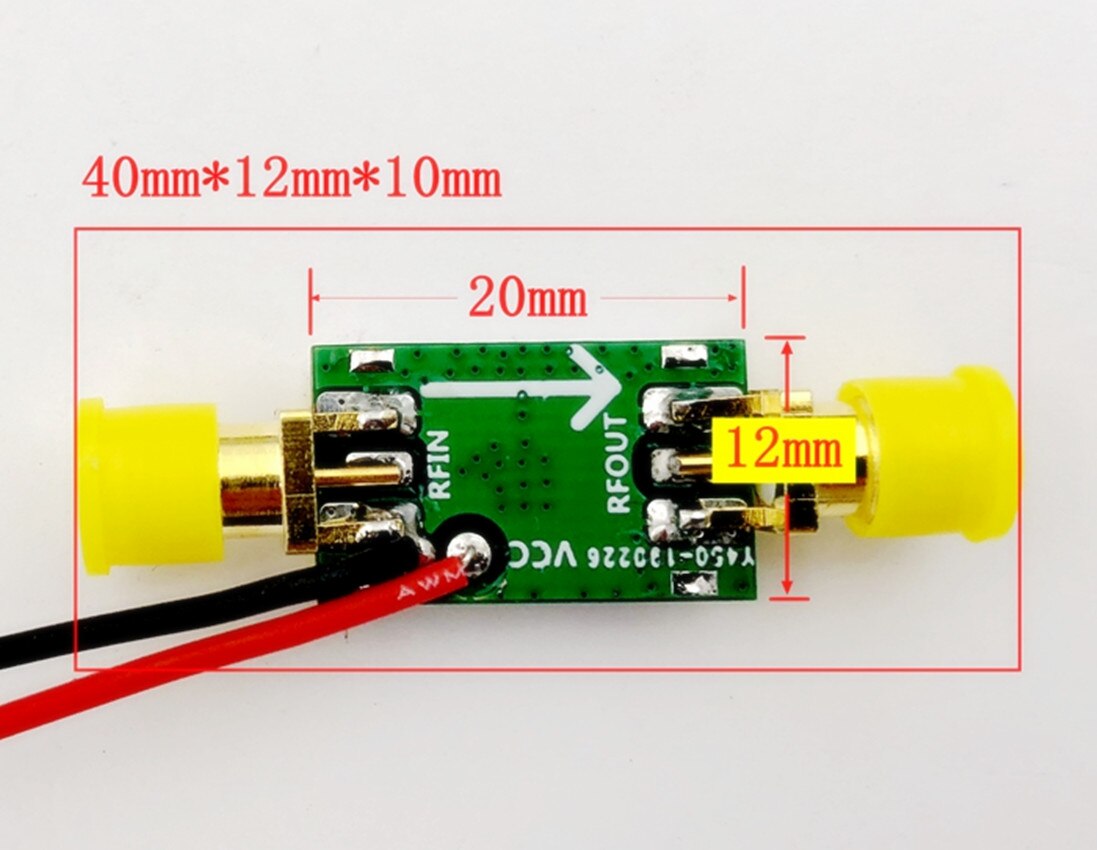 LNA Broadband 10M-8GHz Gain 12dB RF Amplifier Low Noise ERA-1Module