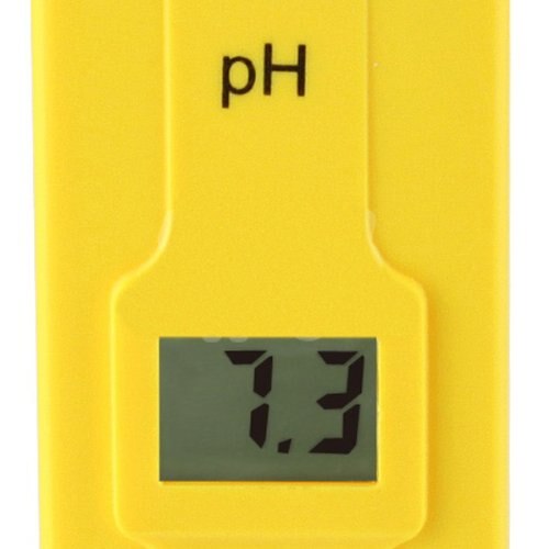 Yellow With Black Ph Meter Tester Screwdriver Water LCD Monitor Pen Aquarium
