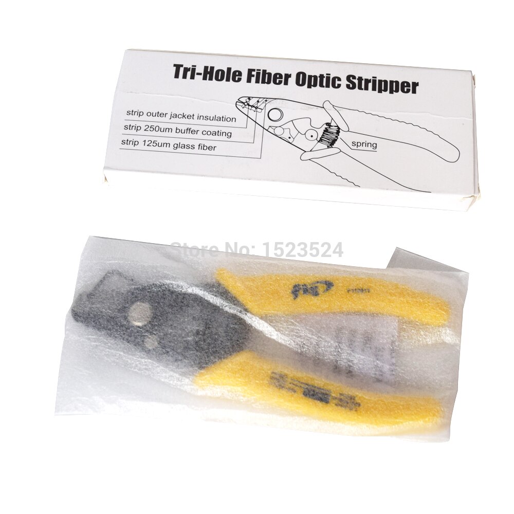 Hoge Precisie F11301T FIS Tri-Hole Fiber Optic Stripper 3 Gat Jas Fiber Optic Strippers