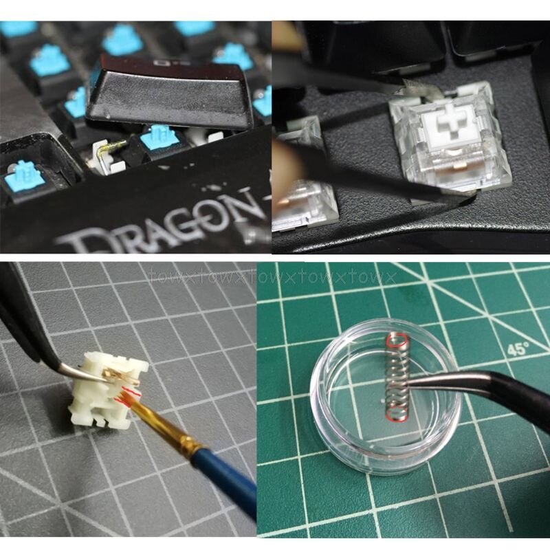 Advanced Synthetic Fluorine-Containing Grease Fusser Film Mechanical Keyboard Stabilizers Switches Gear Grease N15 19