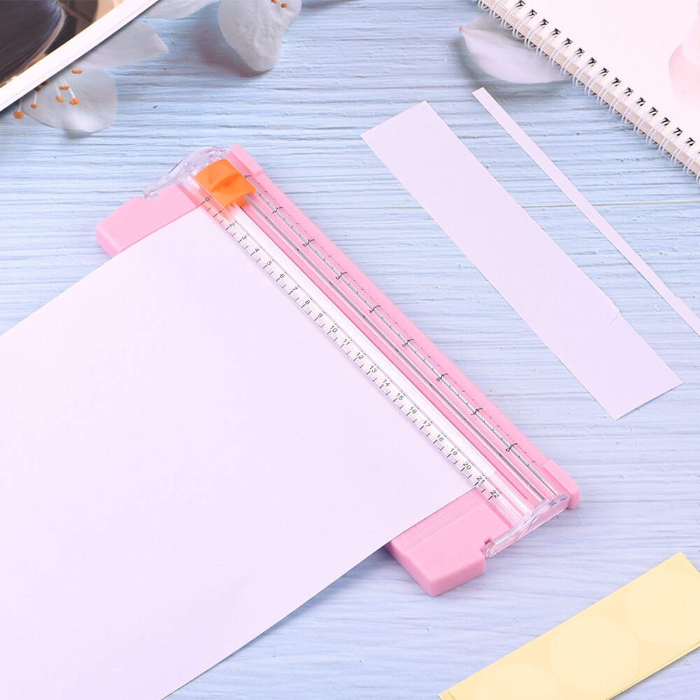 Mini A4 A5 Paper Cutter Cutting Card Trimmer Ruler Blade Mat Scrapbook School Office Kids Safety Label Art Photo Portable Mini