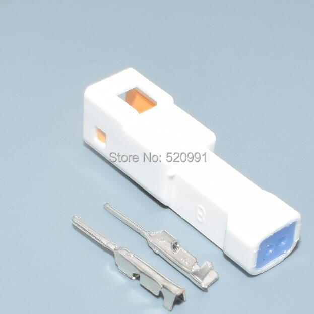 shhworldsea 0.7mm JST 2 Pin Way male female automotive connector plug housing for Benz BMW 02R-JWPF-VSLE-S 02T-JWPF-VSLE-S: 1set male