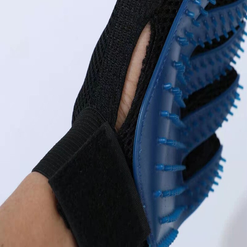 Chien Toilettage Gants En Silicone Chat Peigne Brosse Gants Animaux Bain Nettoyage Rejet Produits Capillaires Peigne