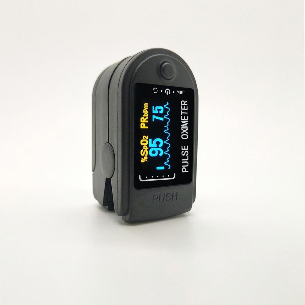 Blood Oxygen Monitor Oled-Scherm Bloed Zuurstof Vinger Pulse Digitale Vingertop Oximeter Zuurstofverzadiging Monitor