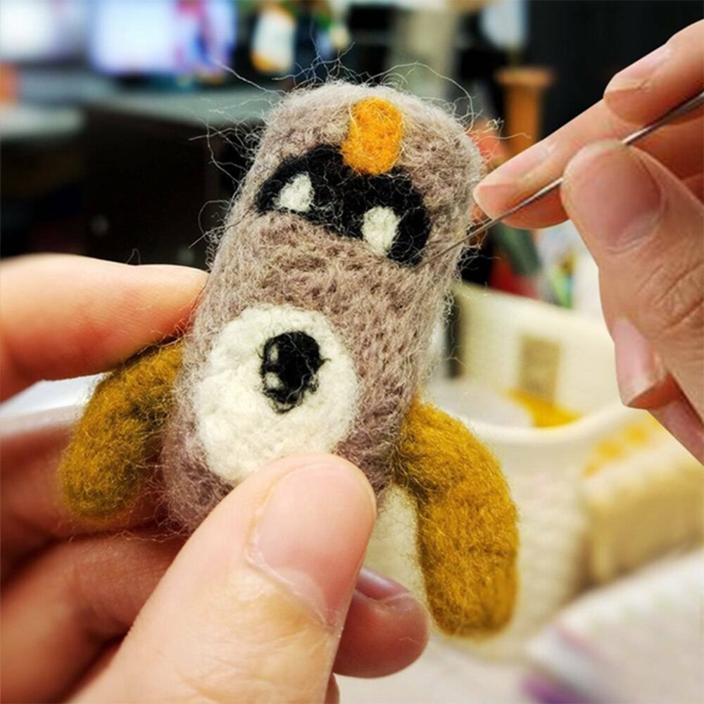 50pcs/Set DIY Wool Felt Kit Handle Wool Wet Feltin... – Grandado