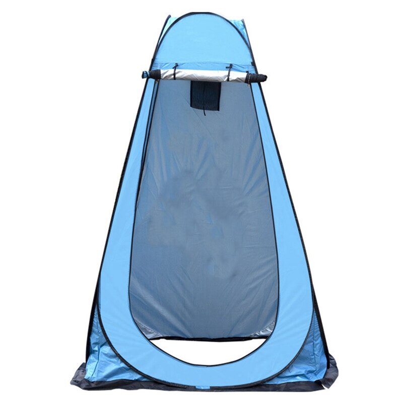 Draagbare buitendouche bad kleedkamer paskamer kampeertent kleedhokje strand privacy toilet tent met tas: Bl