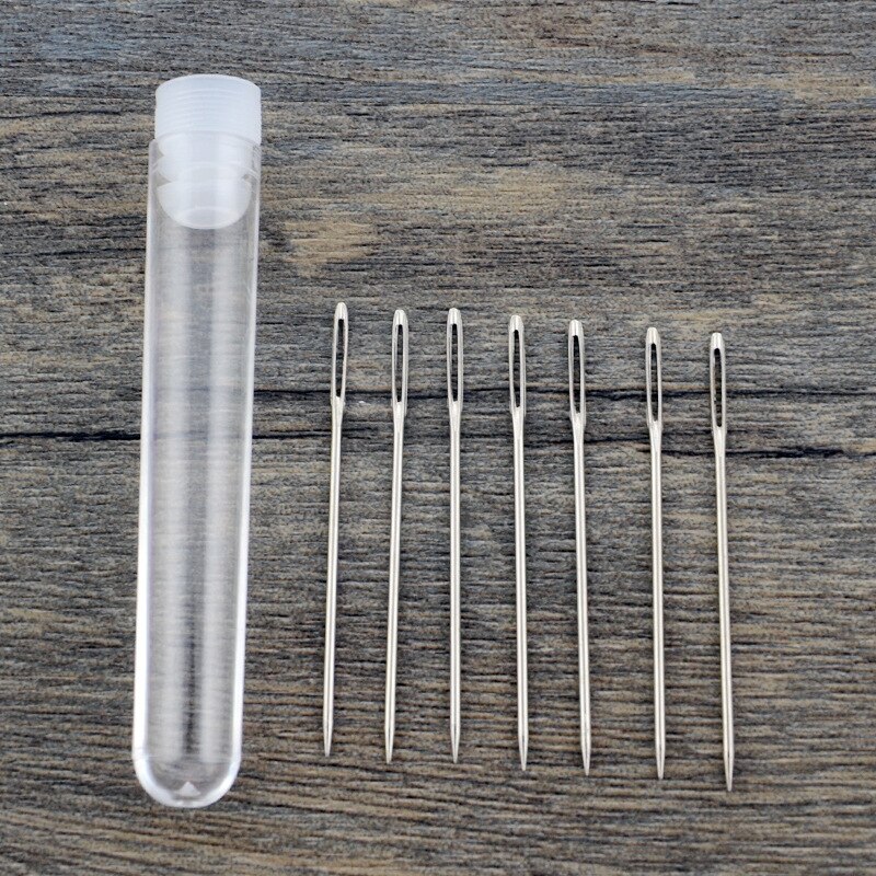 12/15/20PCS Cross Stitch Needles Craft Embroidery Tool Large Eye Sewing Needles Hand Sewing Needle Home DIY Sewing Tool