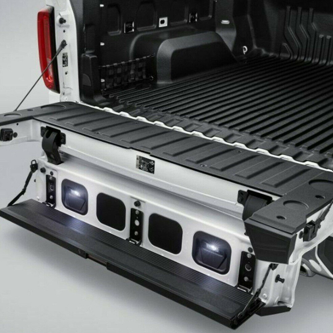 1set Car Truck Tailgate Step Light Durable Truck Tailgate Lamps Kit Replacement Part For GMC Sierra 1500/2500HD/3500HD