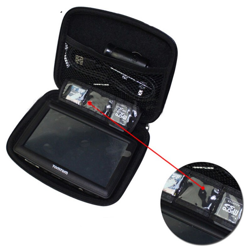Funda de transporte rígida para Garmin Tomtom Sat 5, 6, 7 pulgadas, Protector de navegación GPS, bolsas para navegador GPS