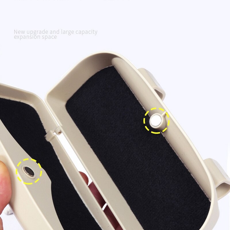 Nowe etui na okulary okulary samochodowe netto podkładki strąk szklanki w samochodzie