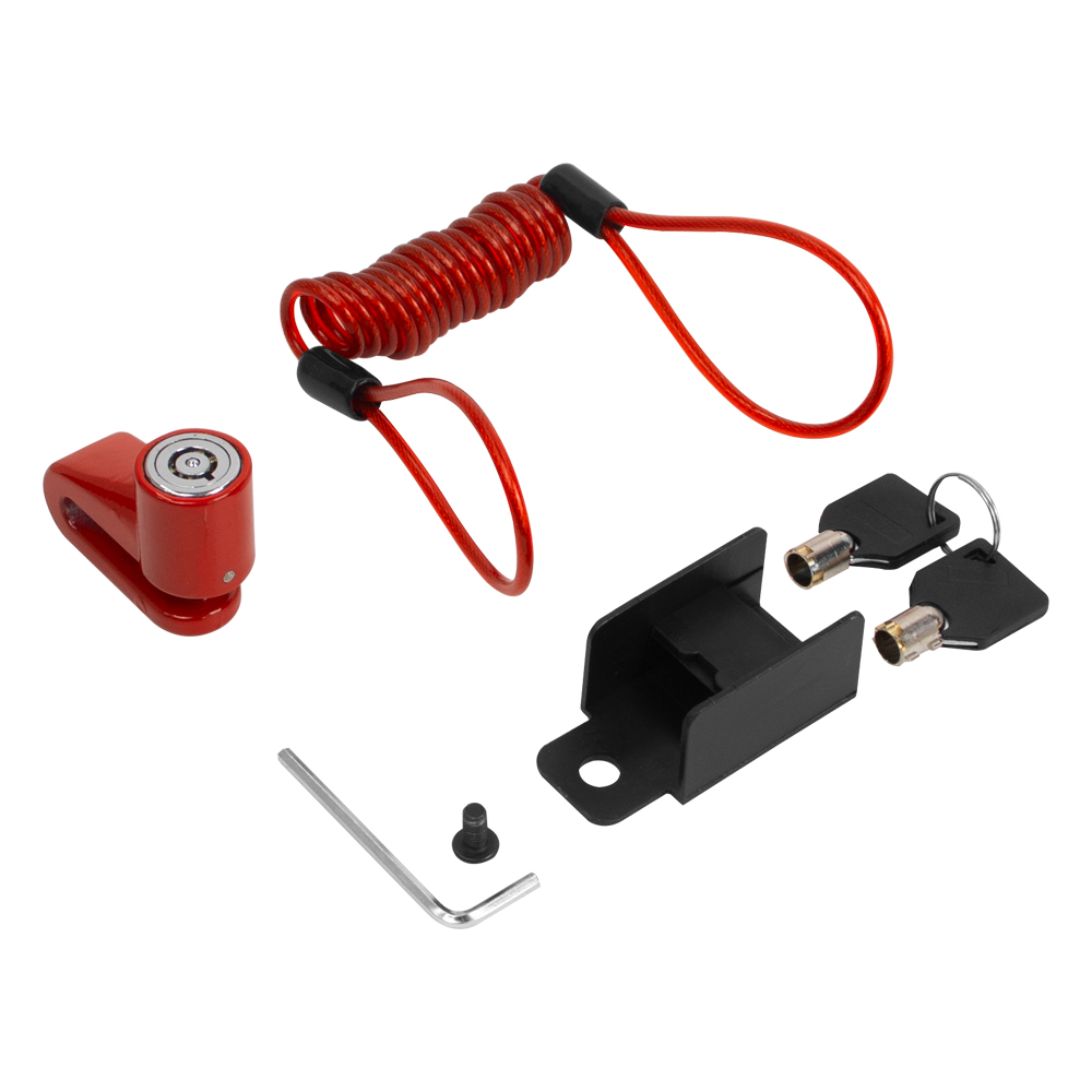 Verrou universel antivol pour Rotor de frein à disque, pour Xiaomi M365 Pro Pro2 Mi3, Scooter, vélo, moto, verrouillage de sécurité, rappel à ressort