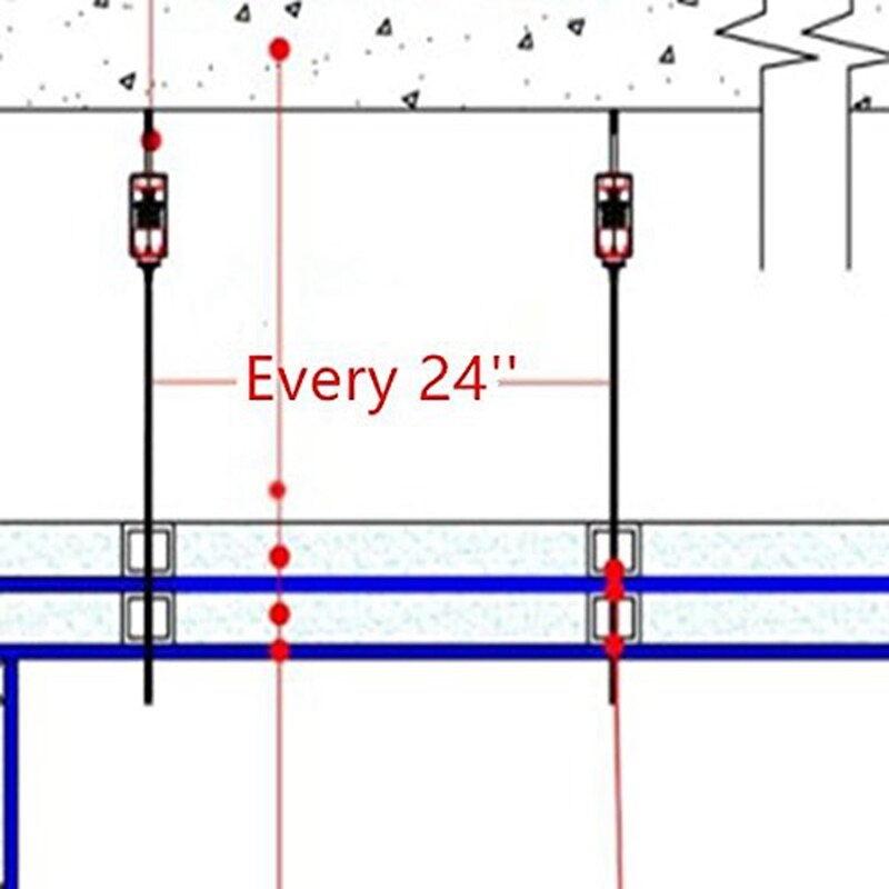 HOT-Elastomeric Hanger-isolatore di vibrazioni a molla-soffitto antivibrante montato a sospensione-Studio, Home Theater (confezione da 2)