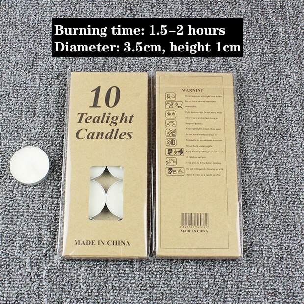 Moon Shape Candlestick Silicone Mould for Diy Handmade Crystal Epoxy Resin Moon Wine Glass Tray Mold Home Decoration Newest: 10pcs white candle