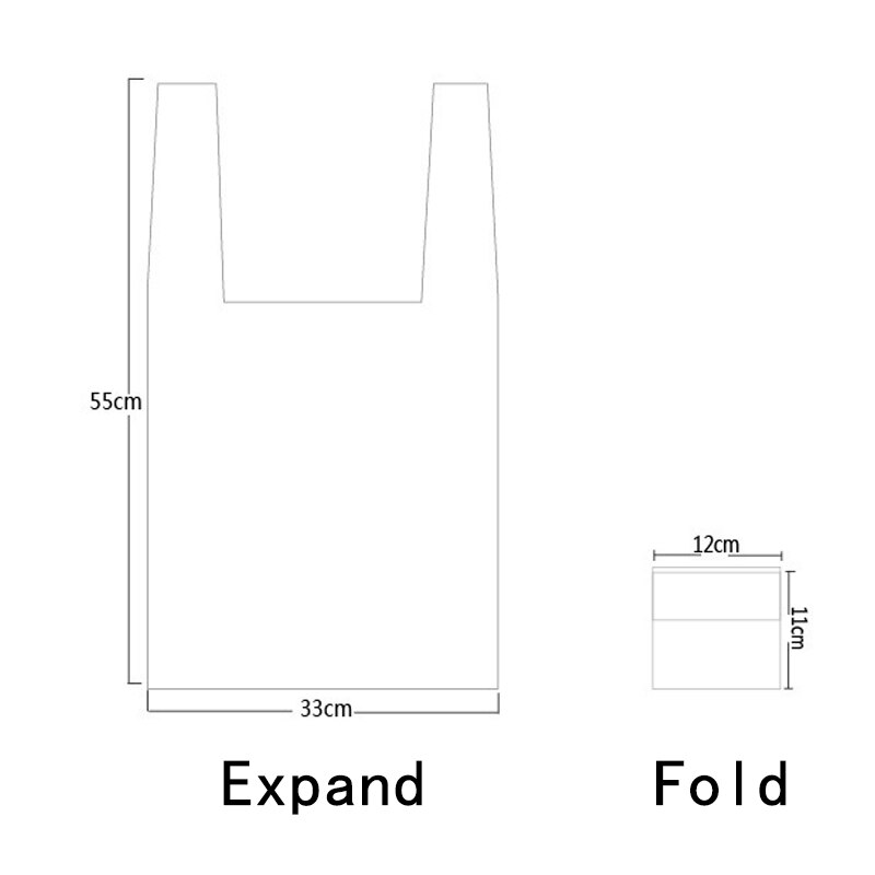 Eco Shopping Bag Printing Foldable Tote Reusable Pouches Oxford Fabric Casual Large-capacity Home Storage Handbags Supplies