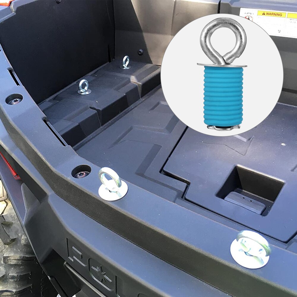 6pcs UTV Bed Anchor Sturdy Strong ATV Anchors Polaris Anchors Tie Down Anchors for Outdoor RZR 570 900: Default Title