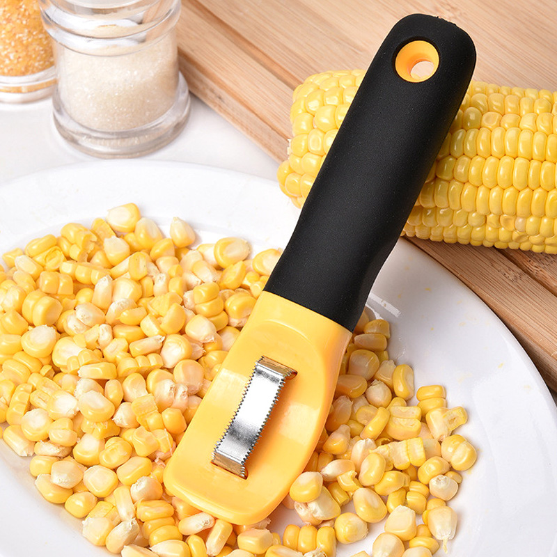 Corn Peeler Corn Cob Stripper Remover Rvs Corn Kernel Cutter Strippen Tool Met Handvat Keuken Koken Gadgets
