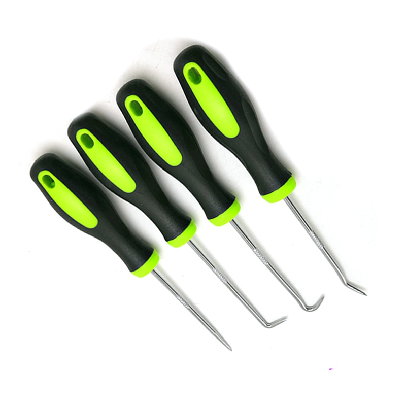 4Pcs Automotive O-Ring Sealing Extractor Craft Hand Tool Non-slip Sharp Multipurpose Car Pick and Hook Set Gasket Pick tool