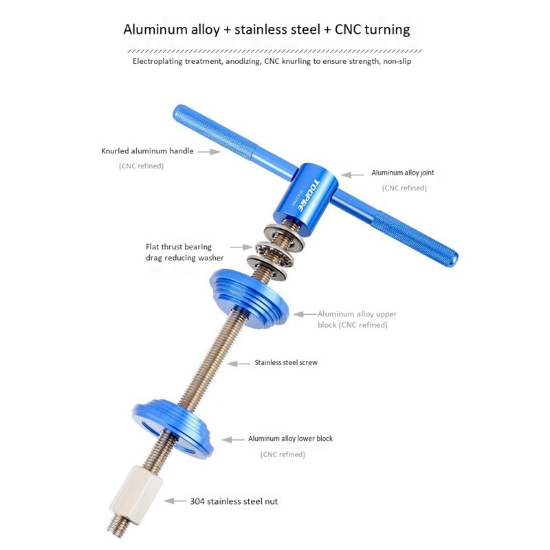 TOOPRE bicycle headset installation tool BB bicycle headset and mountain bike chassis press tool for MTB road bikes