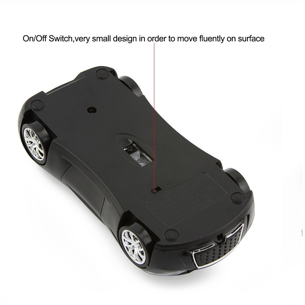 Ratón inalámbrico Infiniti, forma de coche deportivo, 2,4 Ghz, USB, ratones ópticos de ordenador, para PC, portátil,