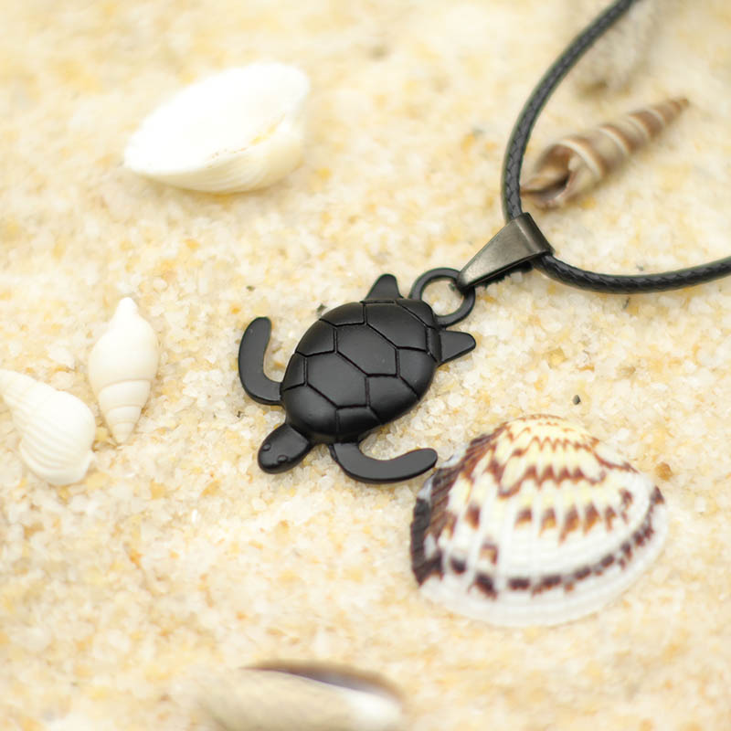 24 cm marine dyr mantahai hval halskjede menn choker krage strandsurfing hals tilbehør anheng smykker for ham: Stålfarge