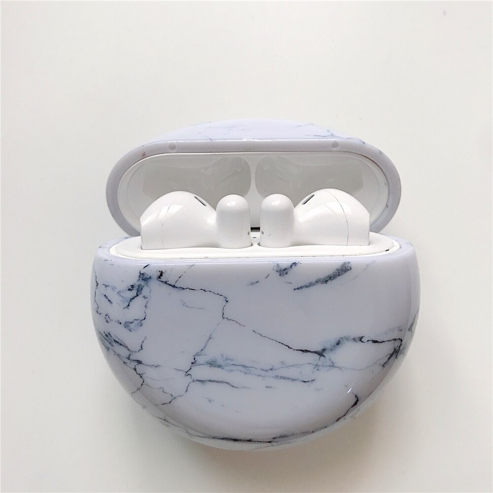 For Huawei Freebuds 3 Luxury Marble Wireless Bluetooth Earphone Shookproof Case For Huawei Freebuds 2 Pro Hard Charging Cover: A3