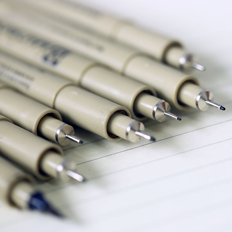 SAKURA Pigma Micron Graphic Pen Needle Point Manga Drawing Sketch Water-proof Outline Scanning Line Pen Scriptliner Japan